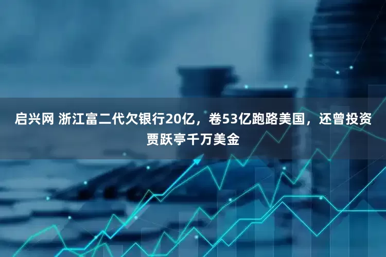 启兴网 浙江富二代欠银行20亿，卷53亿跑路美国，还曾投资贾跃亭千万美金