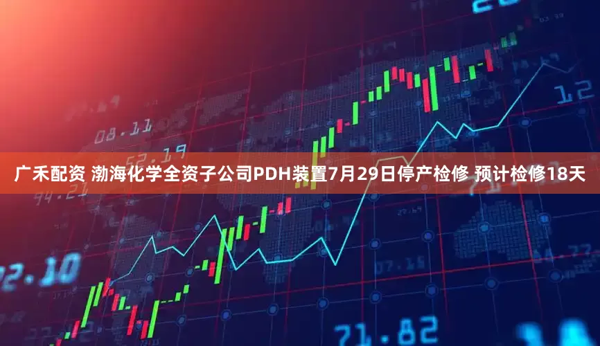 广禾配资 渤海化学全资子公司PDH装置7月29日停产检修 预计检修18天