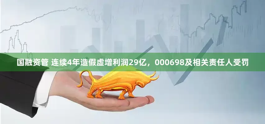 国融资管 连续4年造假虚增利润29亿，000698及相关责任人受罚