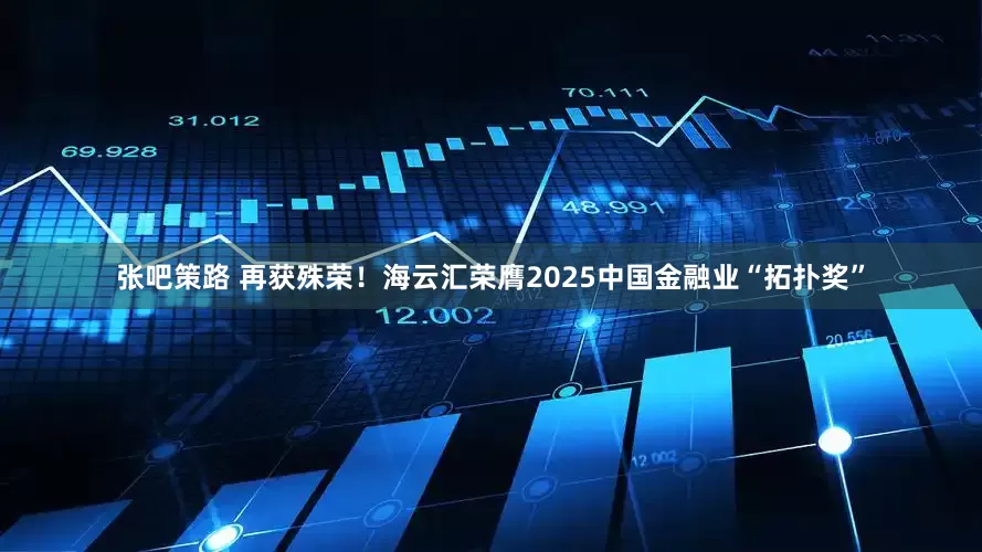 张吧策路 再获殊荣！海云汇荣膺2025中国金融业“拓扑奖”